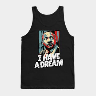 Black History Month Martin Dream Tank Top